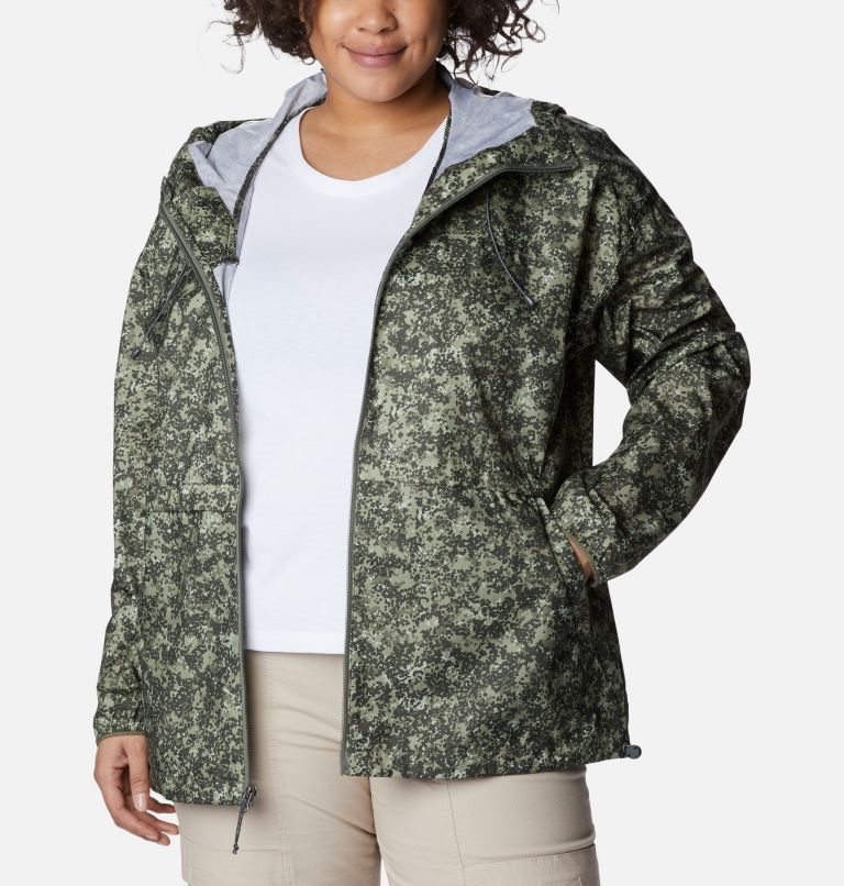 Women's Columbia Alpine Chill Windbreaker Jackets Green | Plus Size CA-I85LC